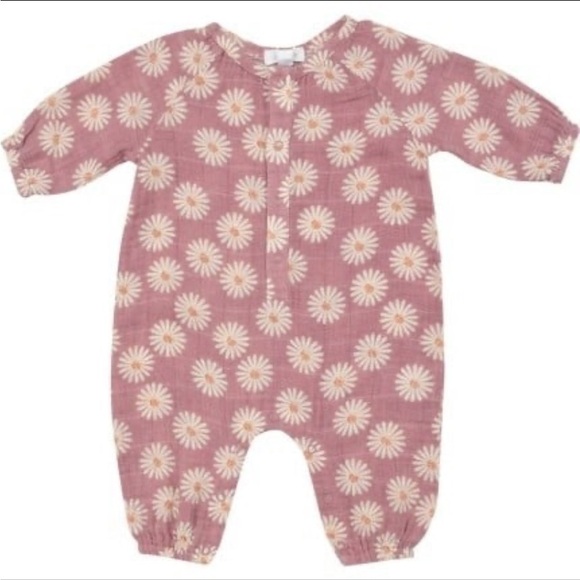Angel Dear Peasant Romper Daisy Dynamo NWT 0-3 months - Picture 1 of 5